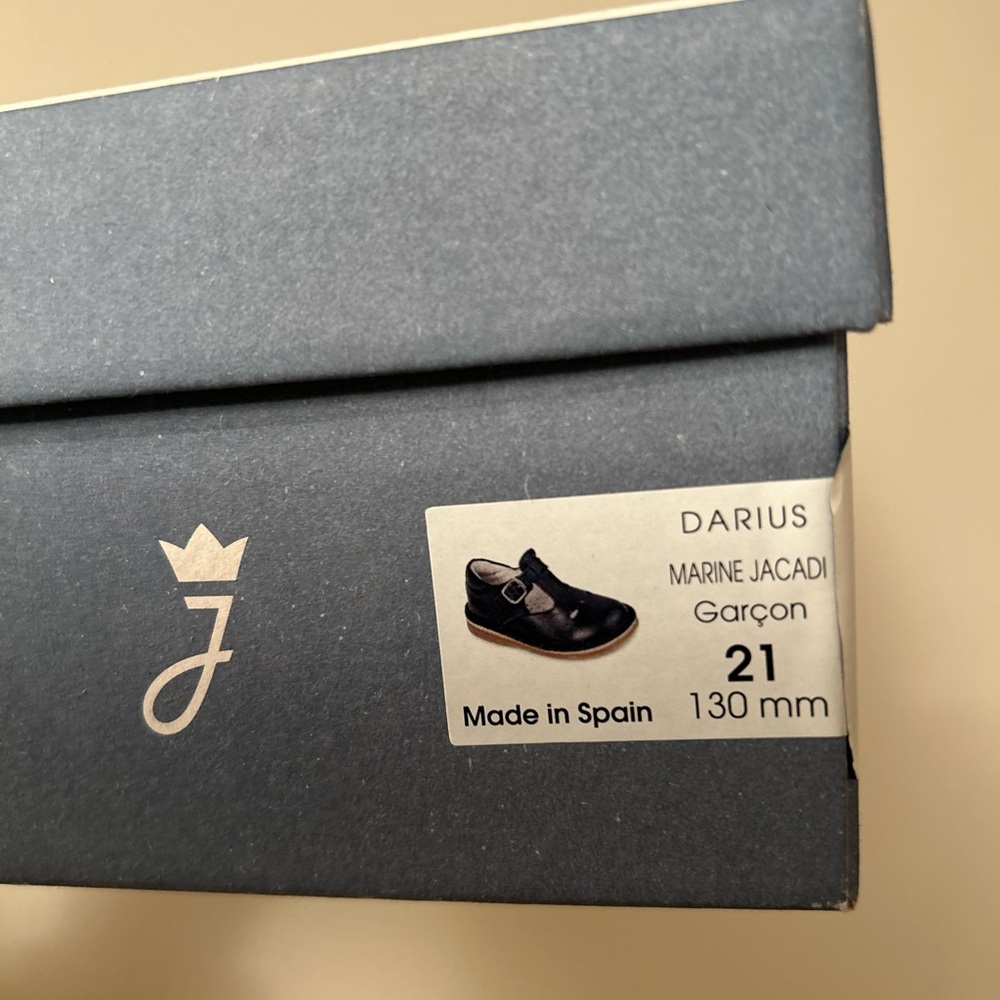 New Jacadi Dark Navy Kids Shoes - Picture 5 of 5
